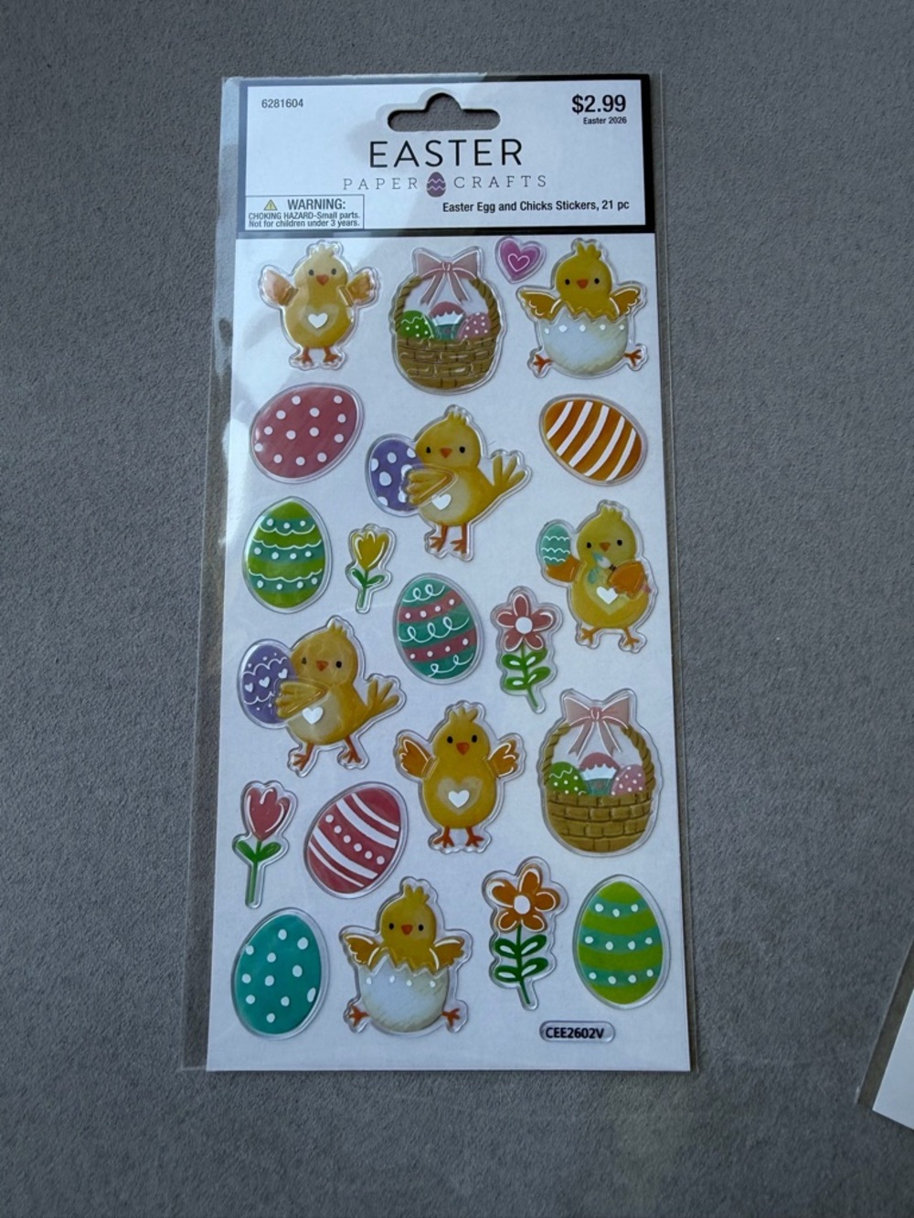 🎀 5 for $5 🎀 Easter stickers and sticky notes, eggs, chicks wreaths - Picture 3 of 4